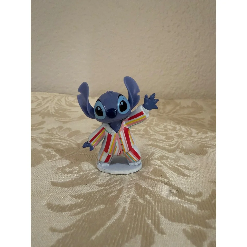 Disney Lilo and Stitch Mini Figure Lot 10pc Lilo Angel Scrump Hula Guitar PJs